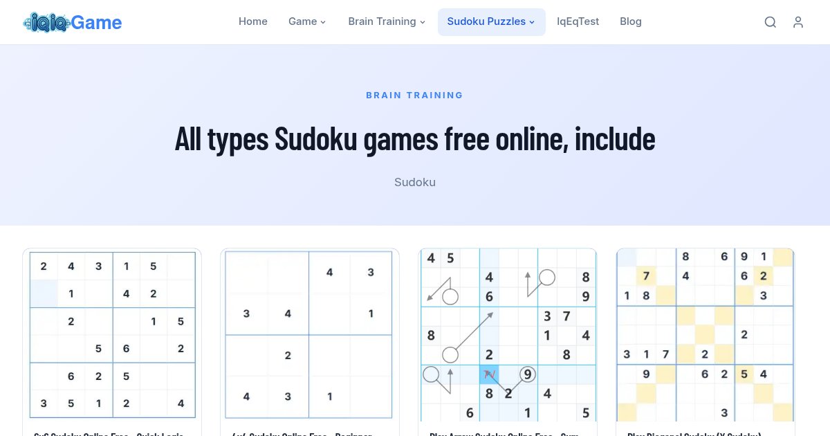 I built 11 Sudoku variants