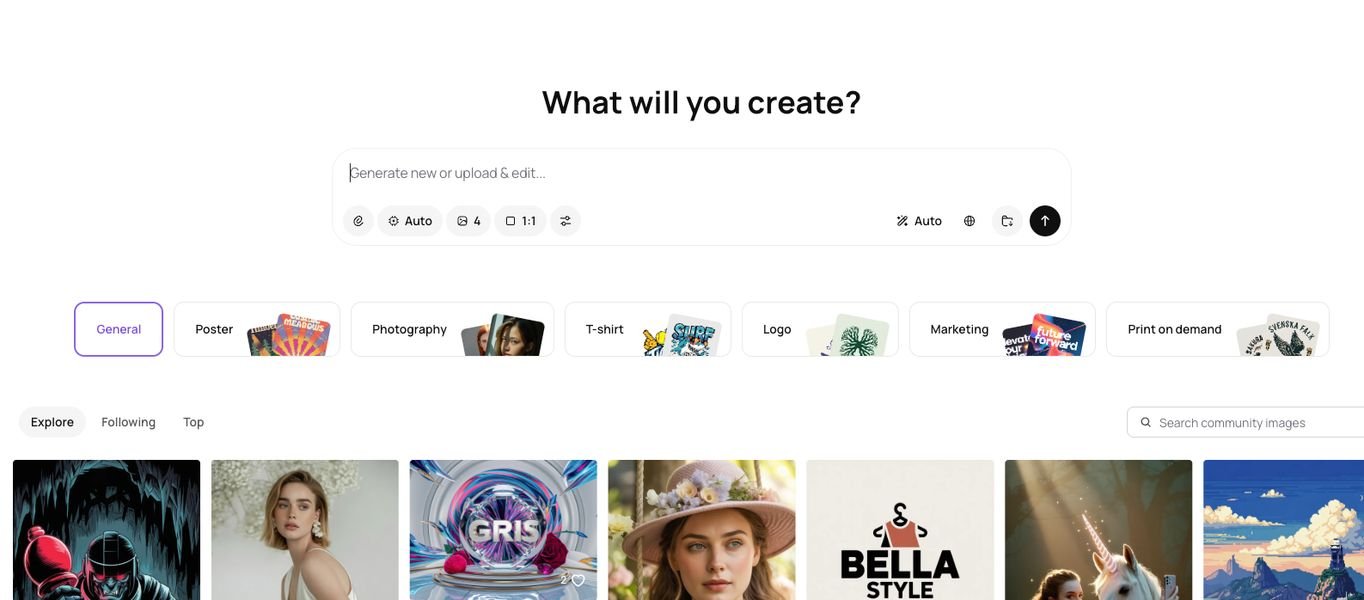 Capture d ecran de Ideogram AI
