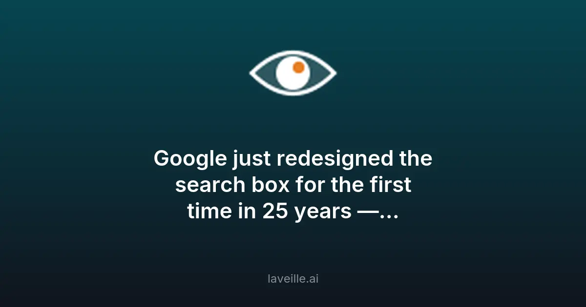Google révolutionne sa boîte de recherche avec l'IA