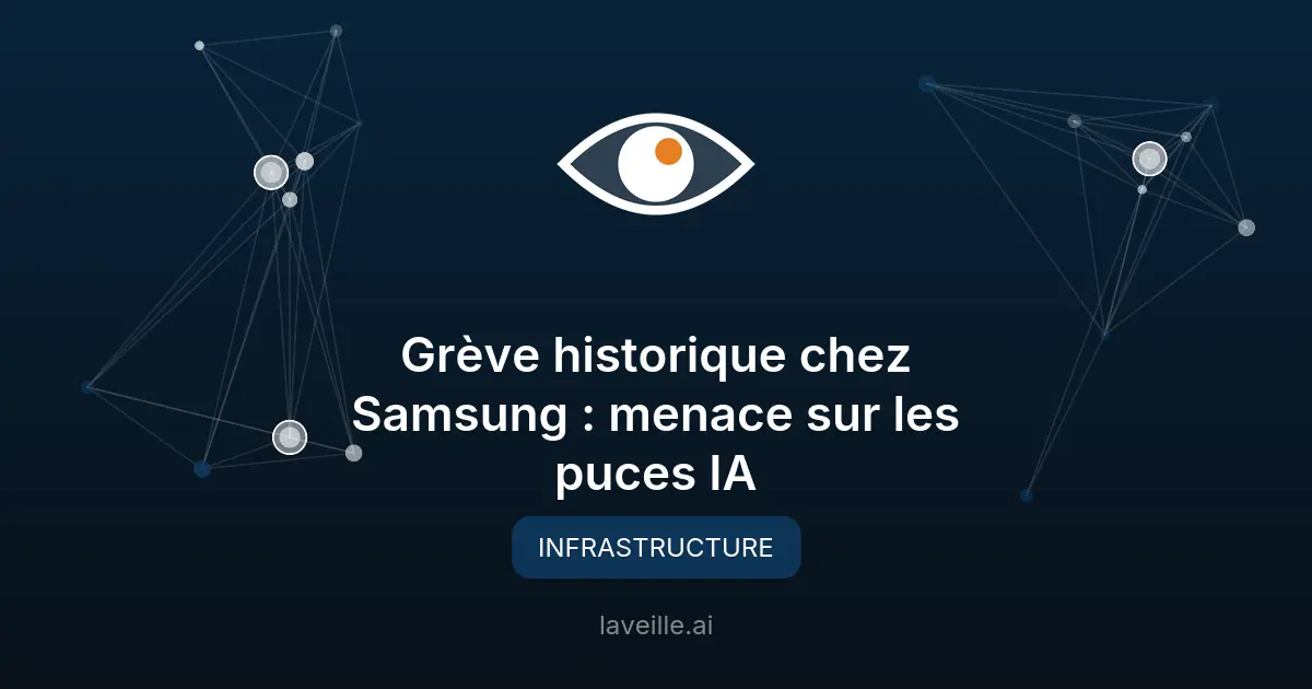 Grève historique chez Samsung : menace sur les puces IA