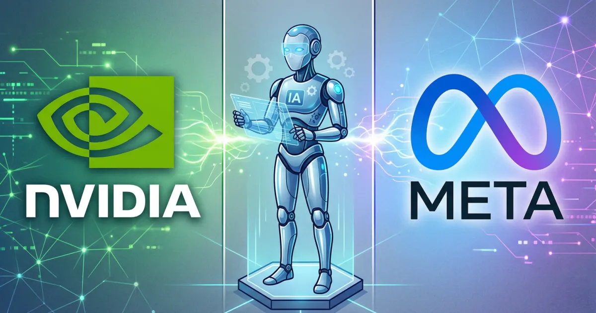 Nvidia et Meta : la bataille pour l'IA en 2026