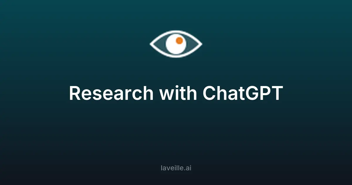 Comment utiliser ChatGPT pour des recherches approfondies