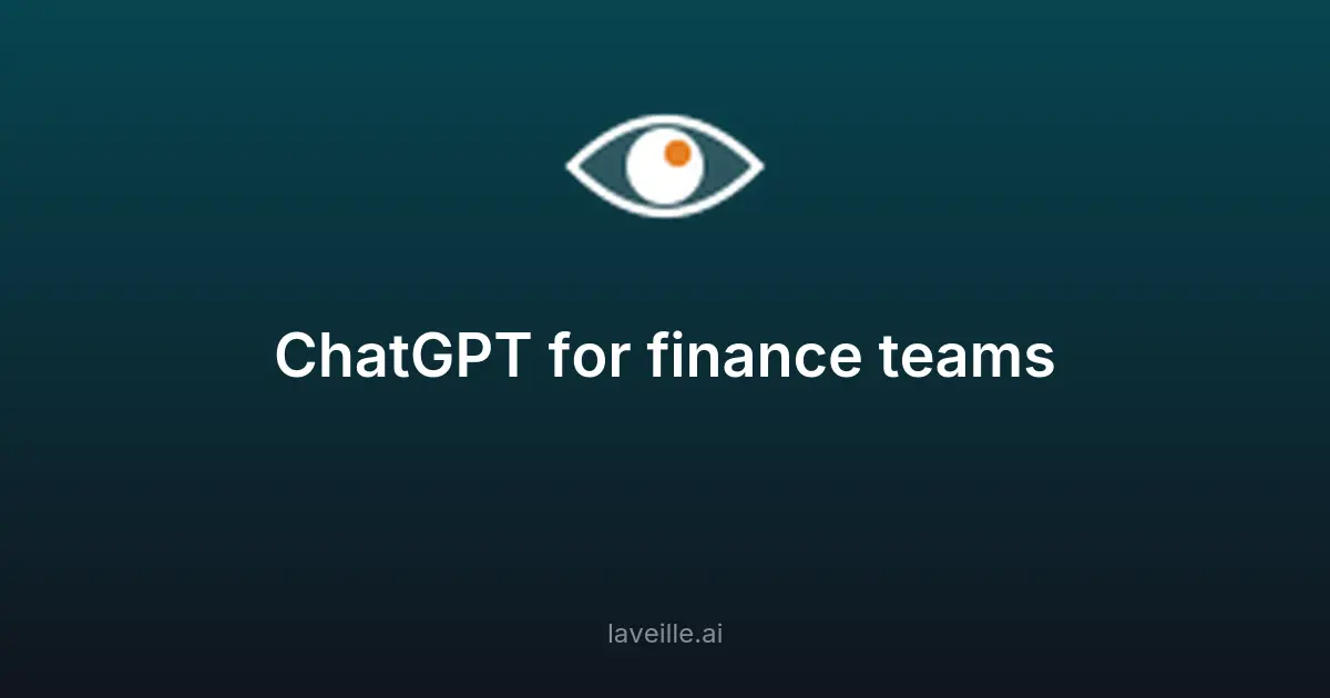 ChatGPT révolutionne la gestion financière