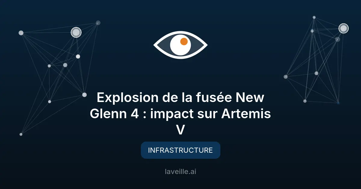Explosion de la fusée New Glenn 4 : impact sur Artemis V