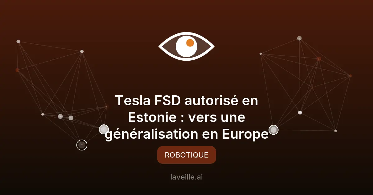 Tesla FSD autorisé en Estonie : vers une généralisation en Europe