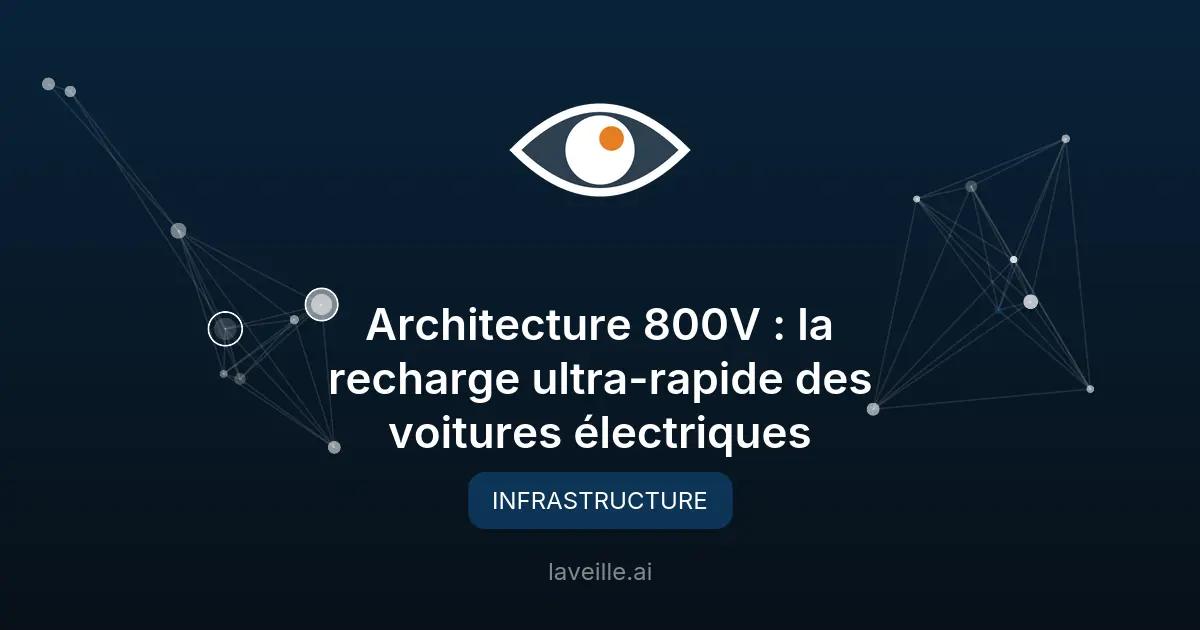 Architecture 800V : la recharge ultra-rapide des voitures électriques