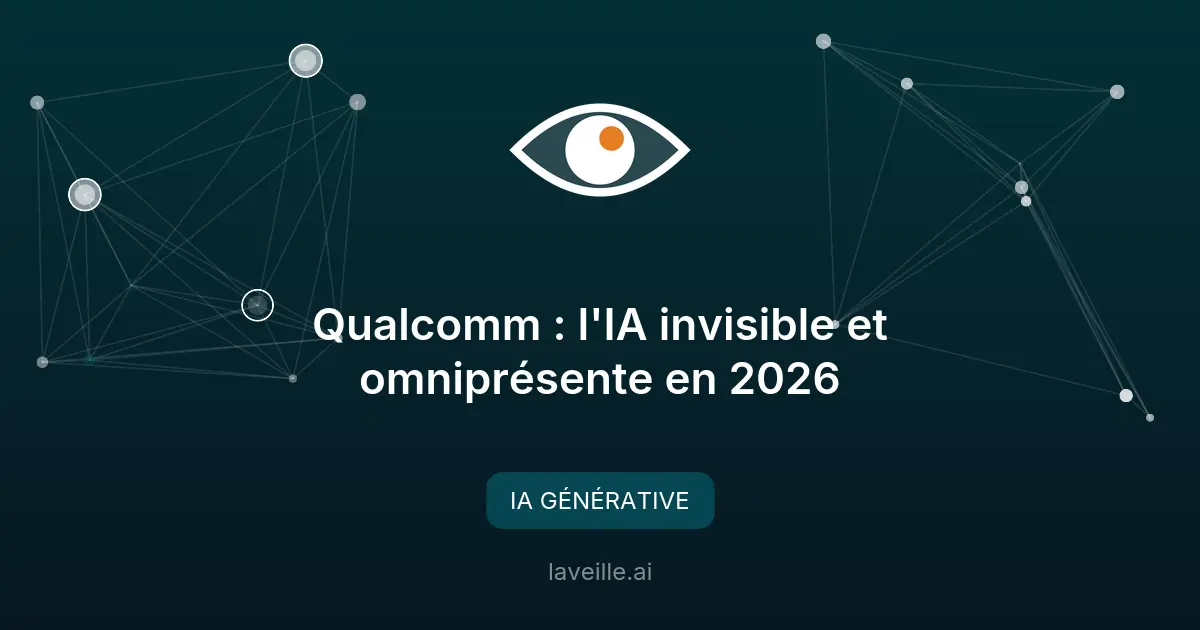 Qualcomm : l'IA invisible et omniprésente en 2026