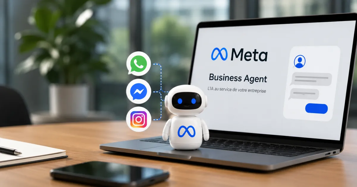 Meta lance Business Agent pour automatiser ventes et support client