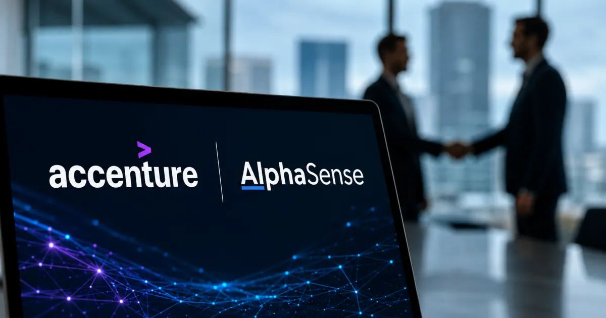 Accenture investit dans AlphaSense pour l'IA agentique