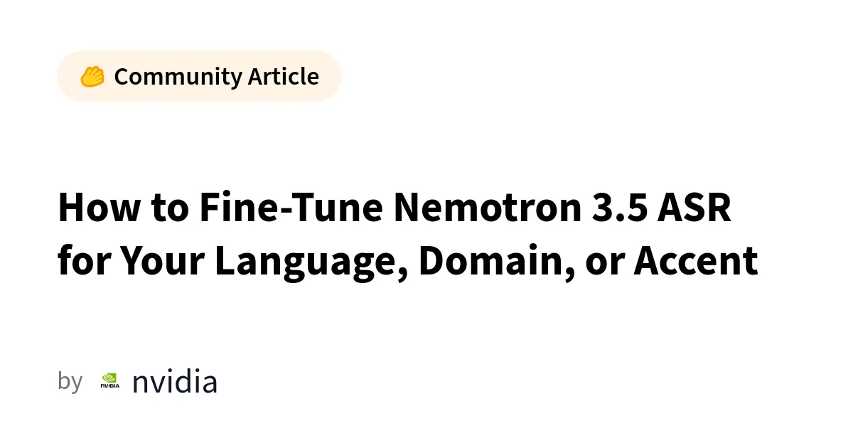 Nemotron 3.5 ASR : reconnaissance vocale multilingue en temps réel