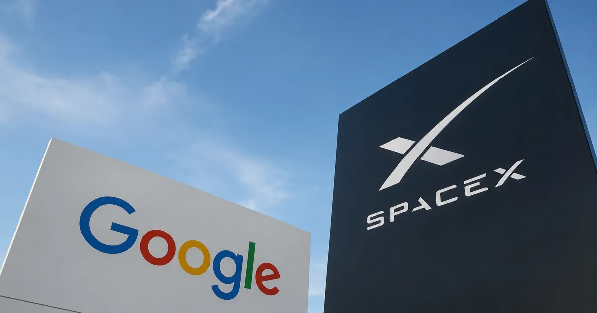 Google investit 920M$/mois dans SpaceX pour l'IA