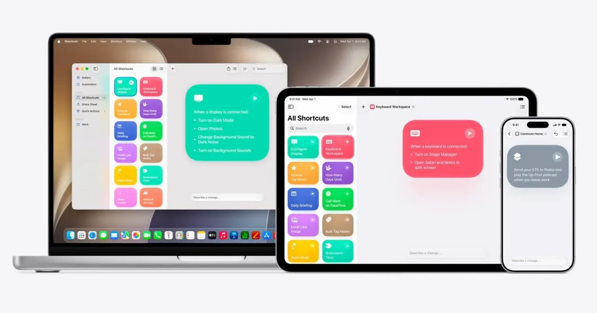 Apple intègre l'IA dans Shortcuts pour iOS 27