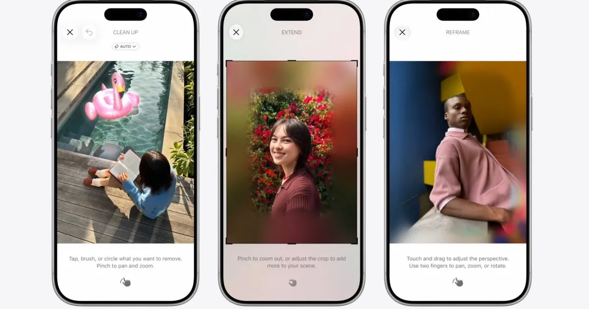 Nouvelles fonctionnalités d'IA dans l'application Photos d'Apple