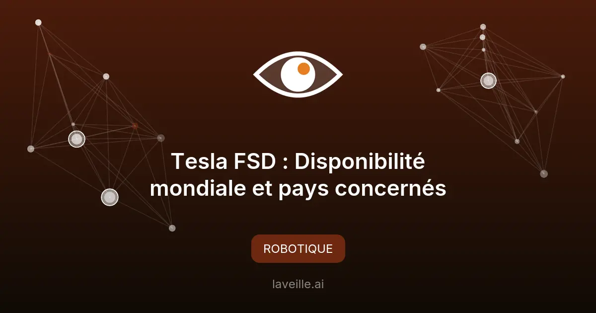 Tesla FSD : Disponibilité mondiale et pays concernés