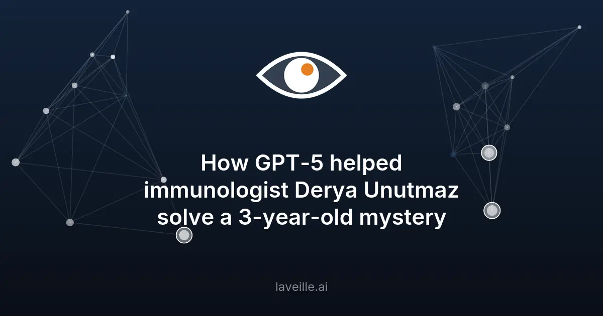 GPT-5 résout un mystère immunologique majeur