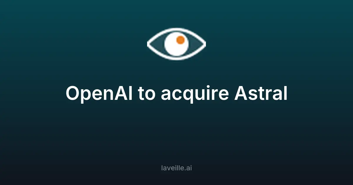 OpenAI acquiert Astral pour booster Codex