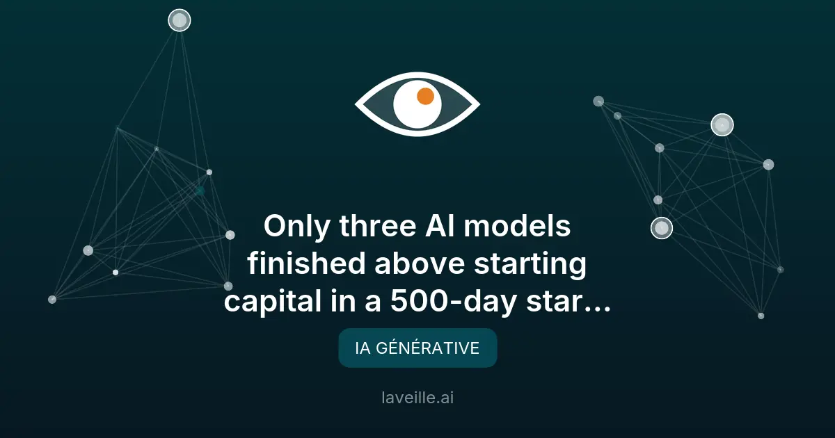CEO-Bench : 3 IA survivent à 500 jours de startup