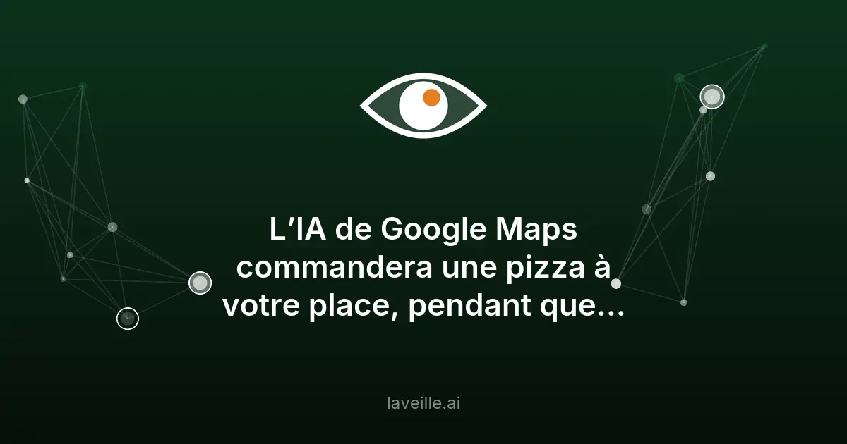 Google Maps : Commander de la nourriture via l'IA Gemini