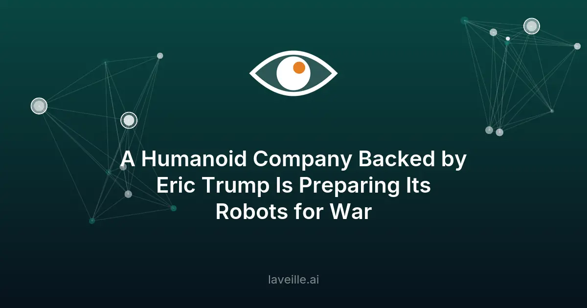 Robots humanoïdes militaires : l'ambition de Foundation Future