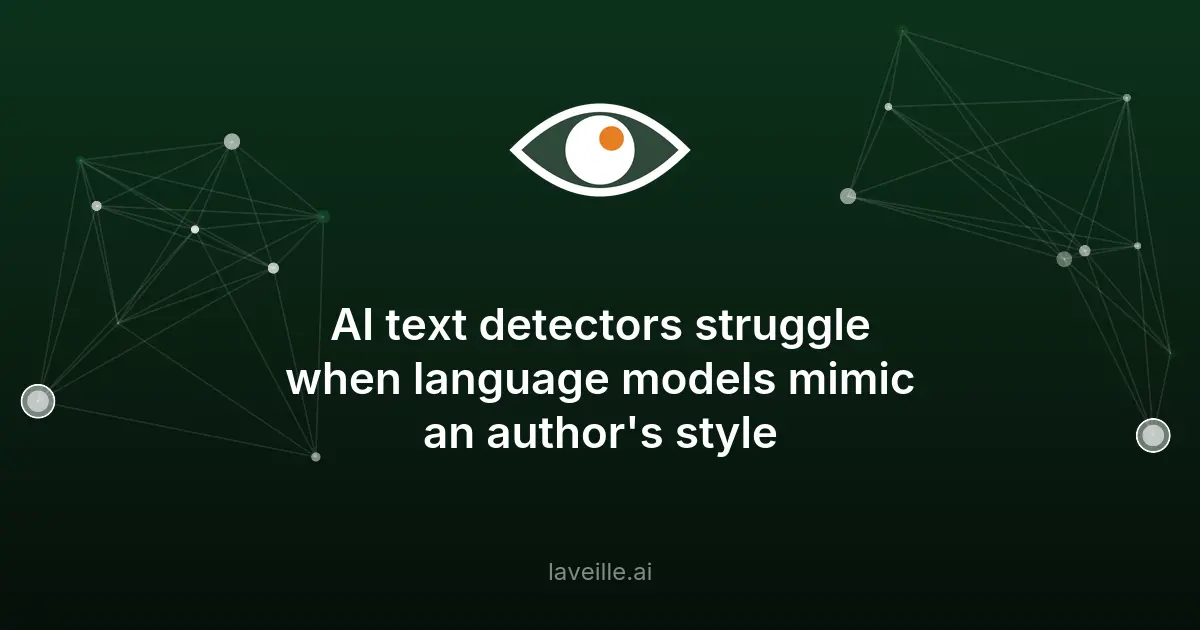 Les limites des détecteurs de texte IA face à l'imitation de style