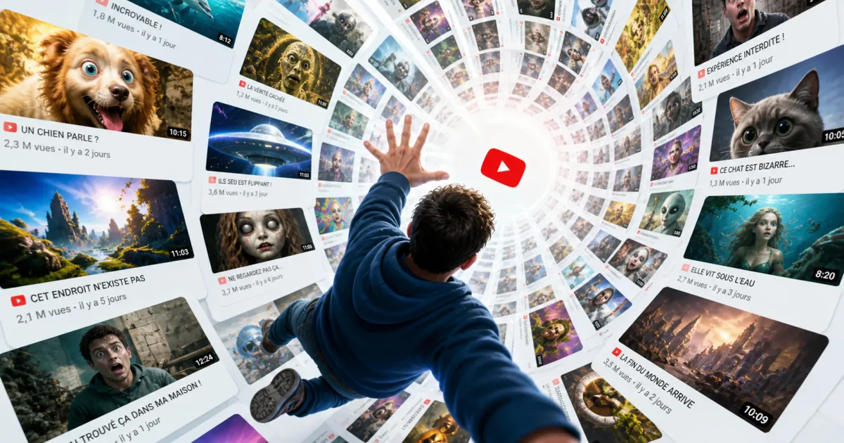 YouTube submergé par les vidéos IA : chaos et désinformation