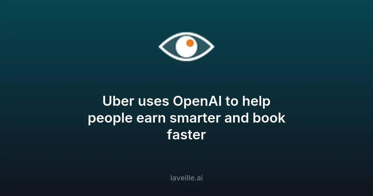 Uber booste ses services avec OpenAI