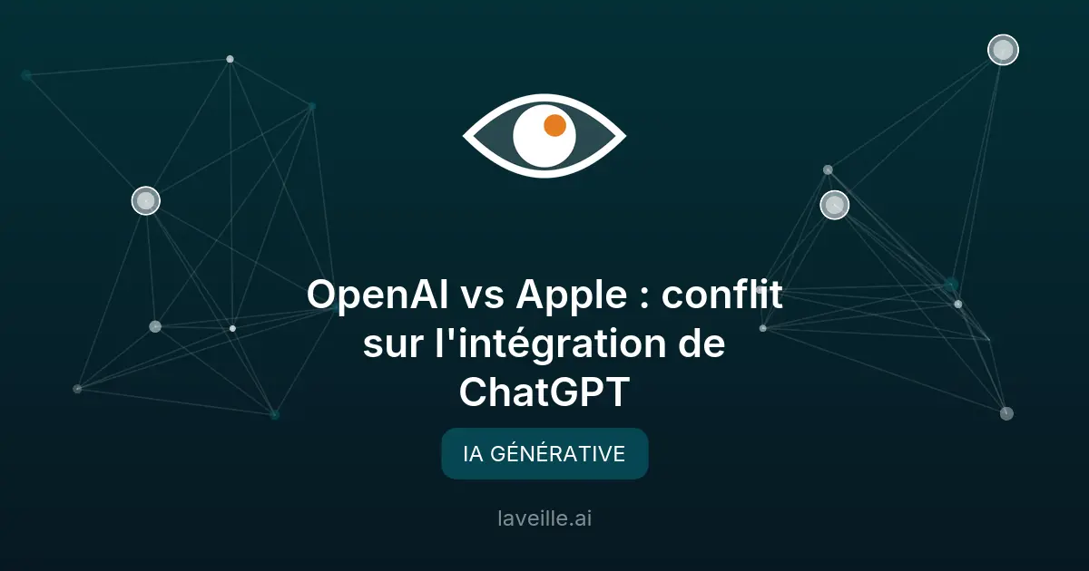 OpenAI vs Apple : conflit sur l'intégration de ChatGPT