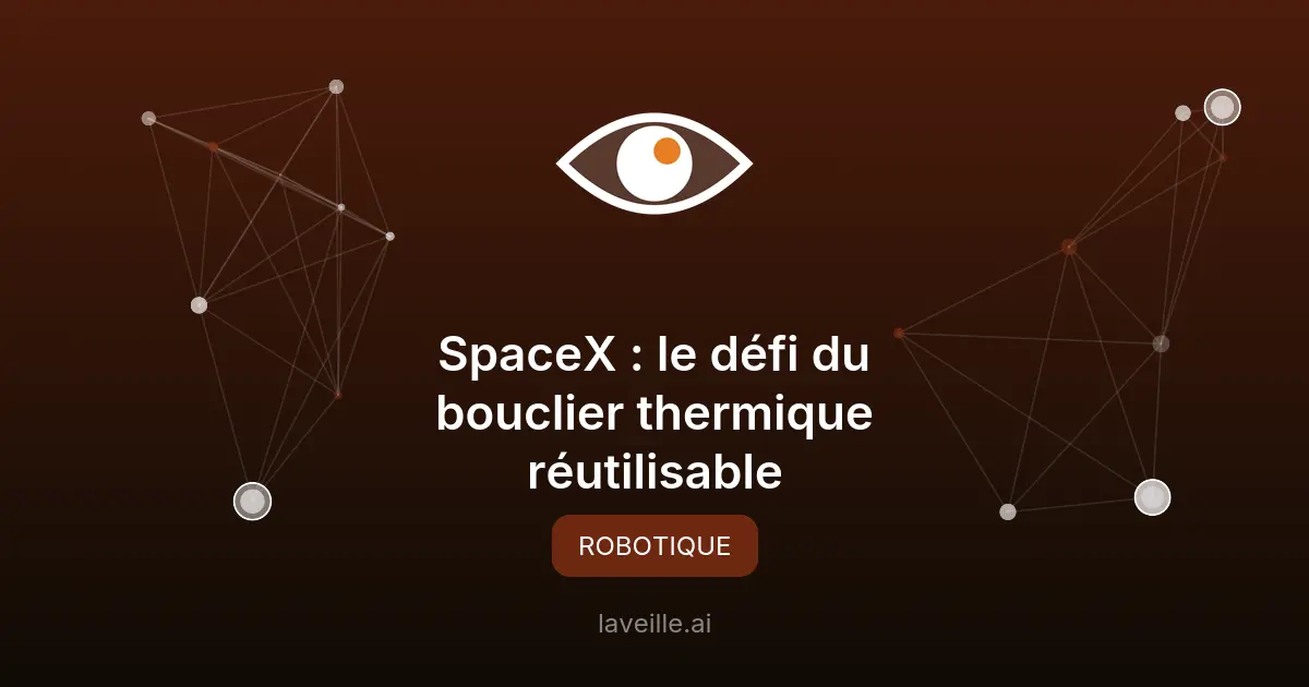 SpaceX : le défi du bouclier thermique réutilisable